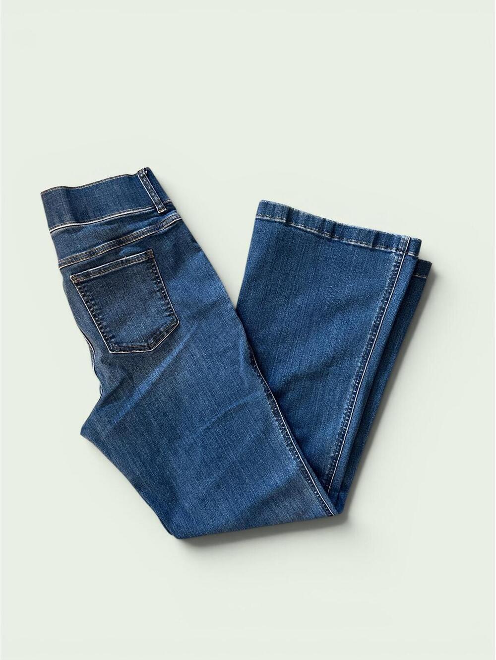 SPANX Flare Jeans High Rise Stretch Denim Size 1X